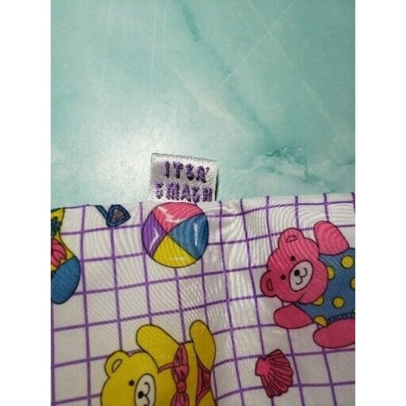 ITSA SMASH by ROSECRAFT Bear Tote Bag Beach Vintage 12x9 - Picture 4 of 7